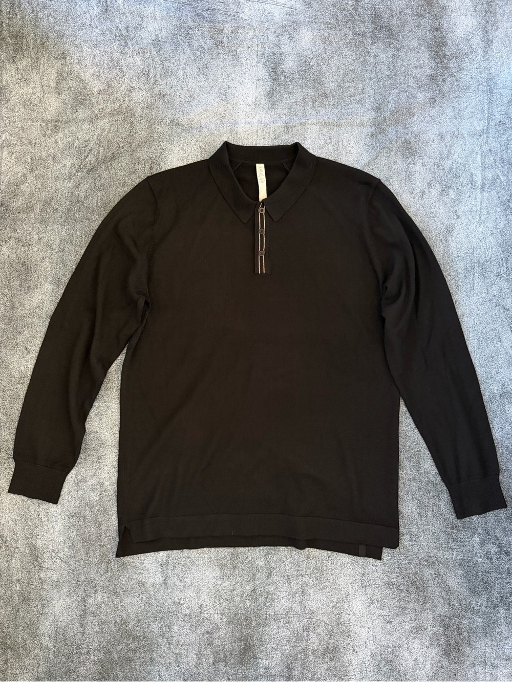 Lululemon Techwool Long Sleeve Polo Merino Wool / Coolmax Blend